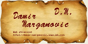 Damir Marganović vizit kartica